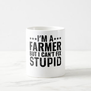 Ich bin ein Bauer, aber ich kann keinen Dummkopf r Kaffeetasse