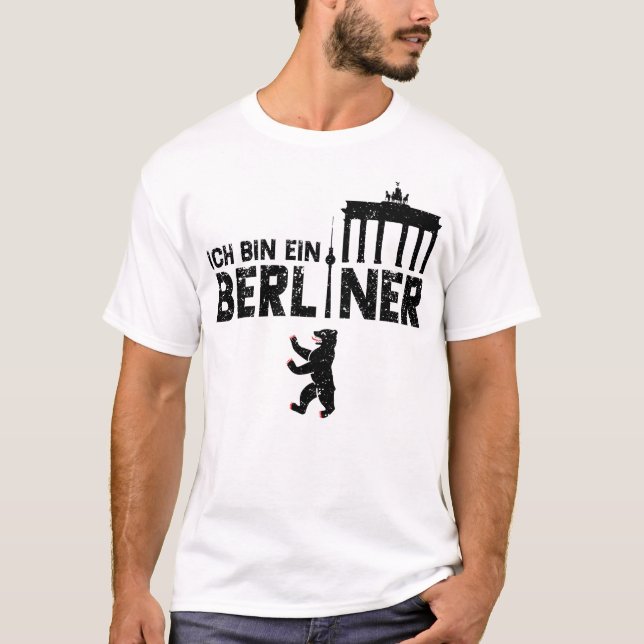 Ich bin ein Berliner T-Shirt (Vorderseite)