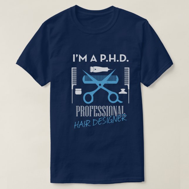 Ich bin ein Beruflicher Friseur und ein Unisex-T-S T-Shirt (Design vorne)