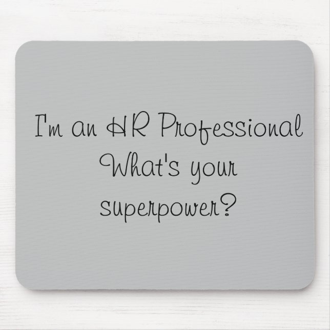 Ich bin ein Beruflicher Personaldienstleister Mousepad (Vorne)