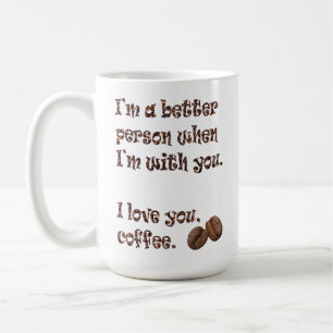 Ich bin ein besserer Mensch - 15 oz. Tasse