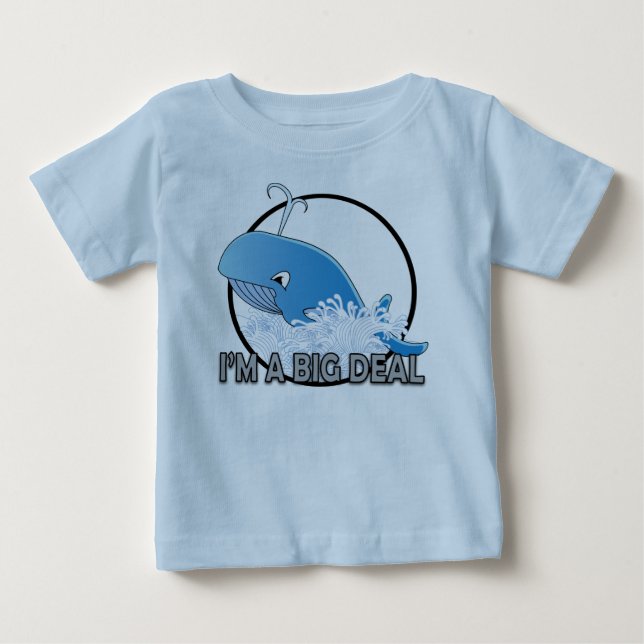 Ich bin ein Big Deal - Baby Fine Jersey T - Shirt  (Vorderseite)
