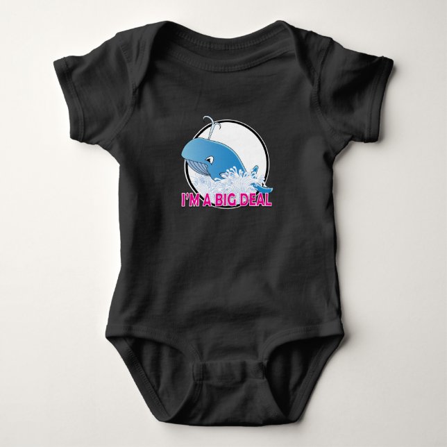 Ich bin ein Big Deal - Baby Jersey Bodysuit Baby Strampler (Vorderseite)