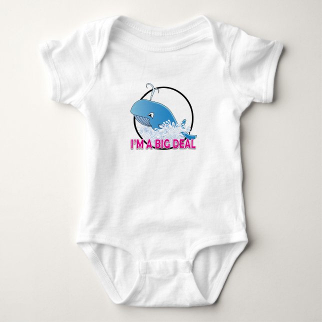 Ich bin ein Big Deal - Baby Jersey Bodysuit Baby Strampler (Vorderseite)