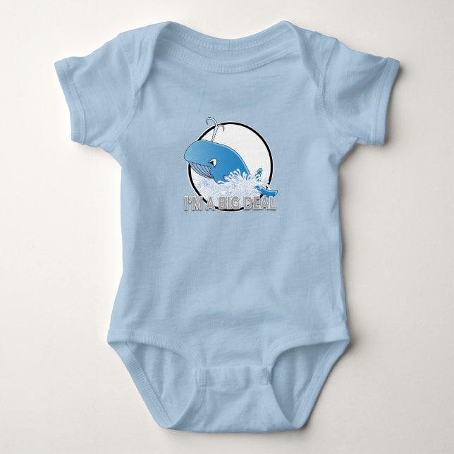 Ich bin ein Big Deal - Baby Jersey Bodysuit Baby Strampler (Vorderseite)