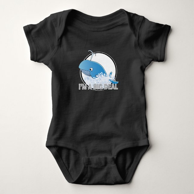 Ich bin ein Big Deal - Baby Jersey Bodysuit Baby Strampler (Vorderseite)