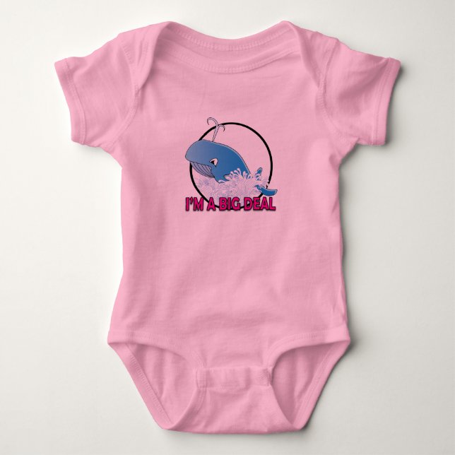 Ich bin ein Big Deal - Baby Jersey Bodysuit Baby Strampler (Vorderseite)