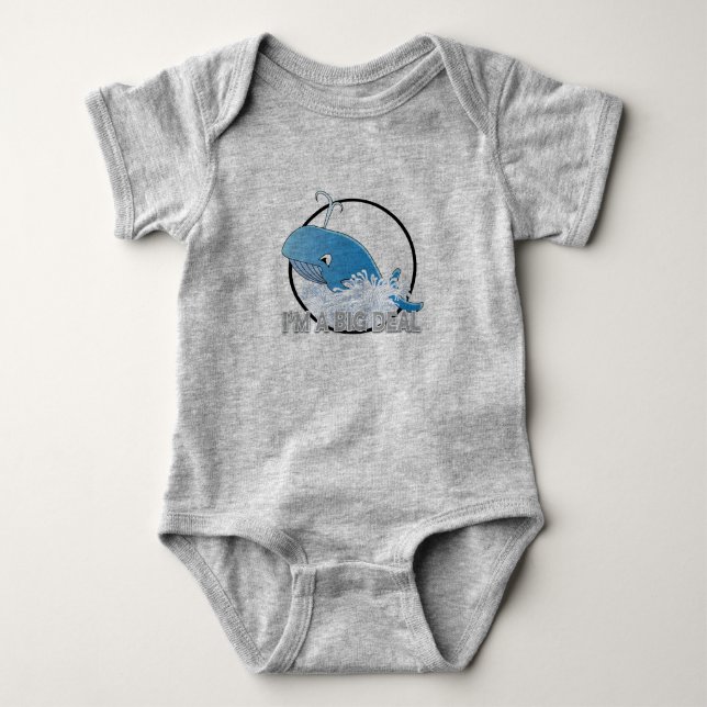 Ich bin ein Big Deal - Baby Jersey Bodysuit Baby Strampler (Vorderseite)