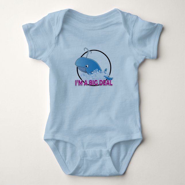 Ich bin ein Big Deal - Baby Jersey Bodysuit Baby Strampler (Vorderseite)