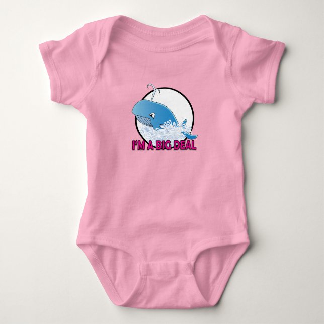 Ich bin ein Big Deal - Baby Jersey Bodysuit Baby Strampler (Vorderseite)