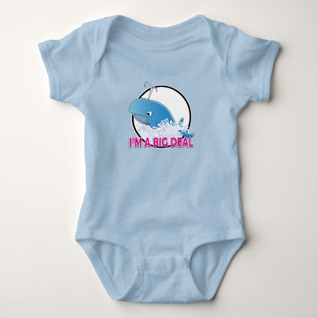 Ich bin ein Big Deal - Baby Jersey Bodysuit Baby Strampler (Vorderseite)