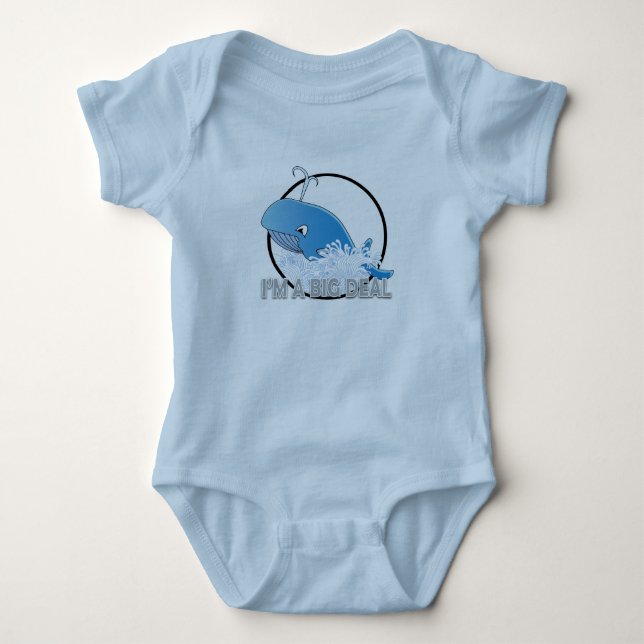 Ich bin ein Big Deal - Baby Jersey Bodysuit Strampler (Vorderseite)