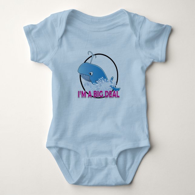 Ich bin ein Big Deal - Baby Jersey Bodysuit Strampler (Vorderseite)