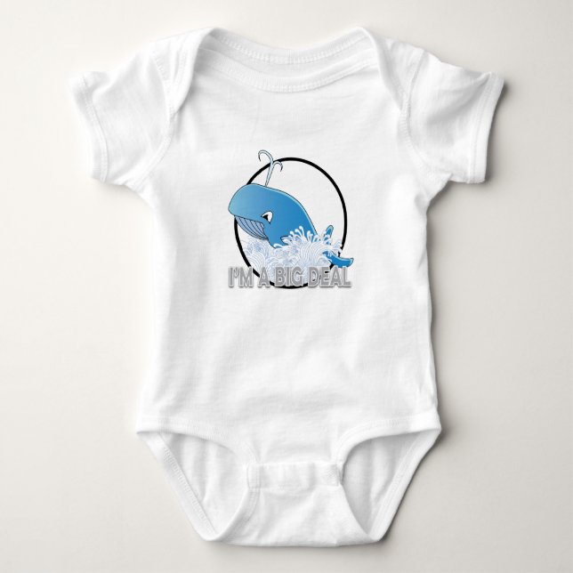 Ich bin ein Big Deal - Baby Jersey Bodysuit Strampler (Vorderseite)