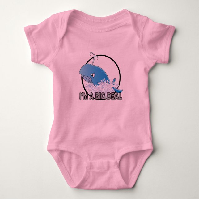 Ich bin ein Big Deal - Baby Jersey Bodysuit Strampler (Vorderseite)