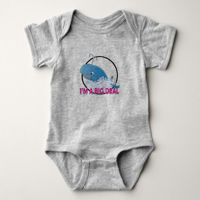 Ich bin ein Big Deal - Baby Jersey Bodysuit Strampler (Vorderseite)