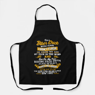 Ich bin ein Biker-Mädchen Geschenk für Motorradlie Schürze