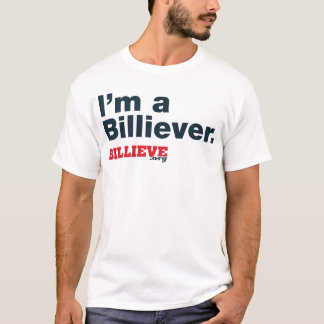 "Ich bin ein Billiever" weißes T-Shirt