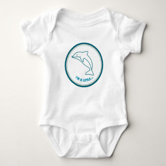 Ich bin ein bisschen.. DELFIN! Baby Bodysuit Baby Strampler