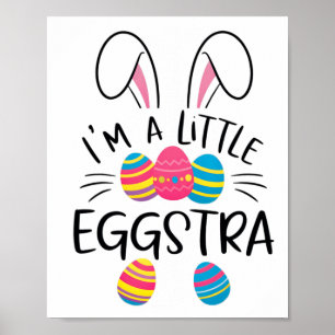 Ich bin ein bisschen eggstra lustiger Osterhase, s Poster