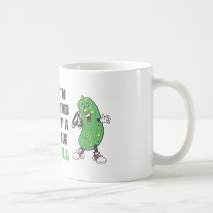 Ich bin ein bisschen eine große Dill-Spaß-Tasse Kaffeetasse