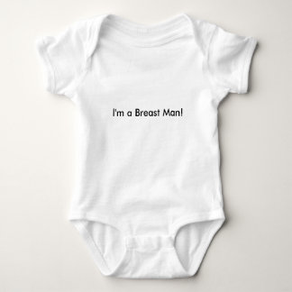 Ich bin ein Brustmann! Baby Strampler