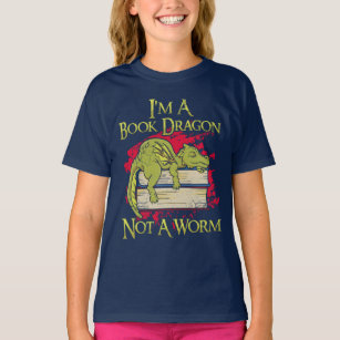Ich bin ein Buchdrache, kein Worm-T - Shirt