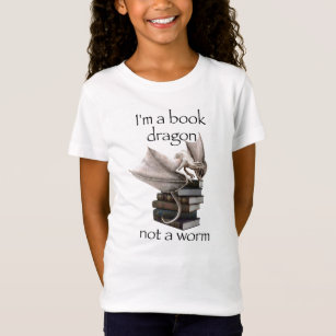 Ich bin ein Buchdrache, kein Wurm T-Shirt