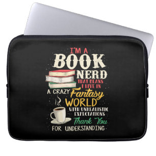 Ich bin ein Bücherwurm - Buchliebhaber - Literatur Laptopschutzhülle