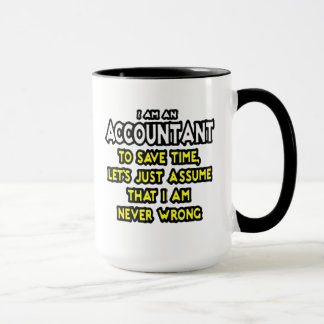 Ich bin EIN BUCHHALTER, ZEIT ZU RETTEN, LIESS US Tasse
