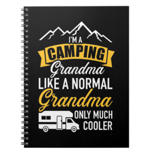 Ich bin ein Camping Oma Notizblock