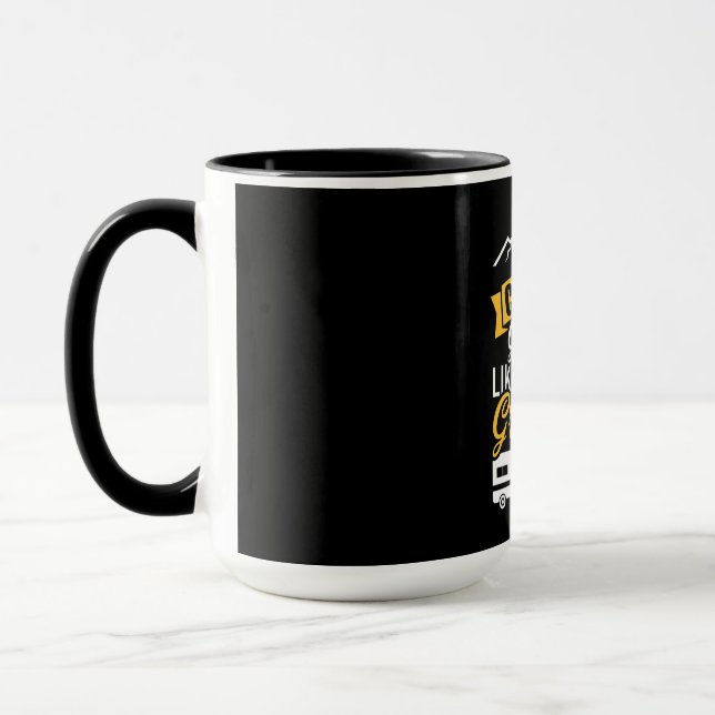 Ich bin ein Camping Oma Tasse (Links)