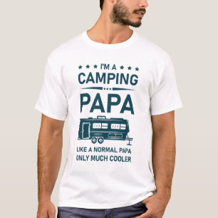Ich bin ein Camping Papa - Outdoor Adventure T-Shirt