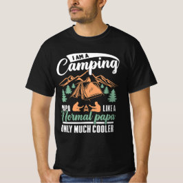 Ich bin ein Camping Papa Vater Mens Funny Camping  T-Shirt