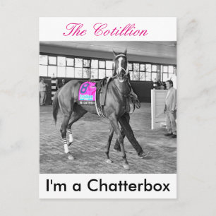 Ich bin ein Chatterbox Postkarte