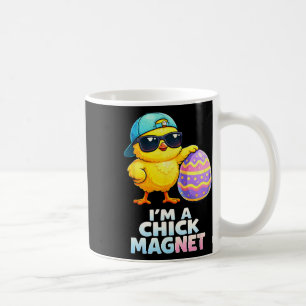 Ich bin ein Chick-Magnet Lustiger Ostern-Chick-Spr Kaffeetasse