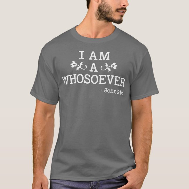 Ich bin ein Christliches Geschenk von John 316 Bib T-Shirt (Vorderseite)