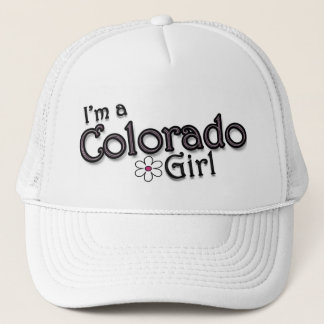 Ich bin ein Colorado-Mädchen, Blume, Truckerkappe