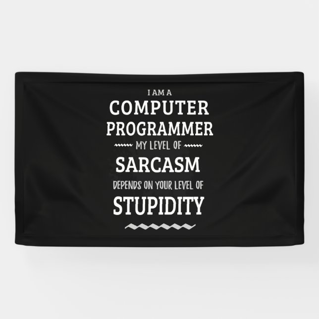 Ich bin ein Computerprogrammierer Banner (Horizontal)
