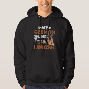 Ich bin ein cooler Deutscher Schäferhund K9 Hoodie