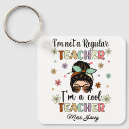 Ich bin ein Cooler Lehrer, ein witziger Lehrer Schlüsselanhänger