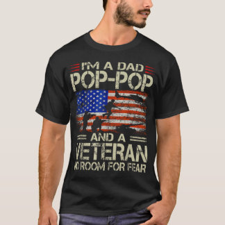 ICH BIN EIN Dad Opa Opa Und Veteran Lustiger Retro T-Shirt