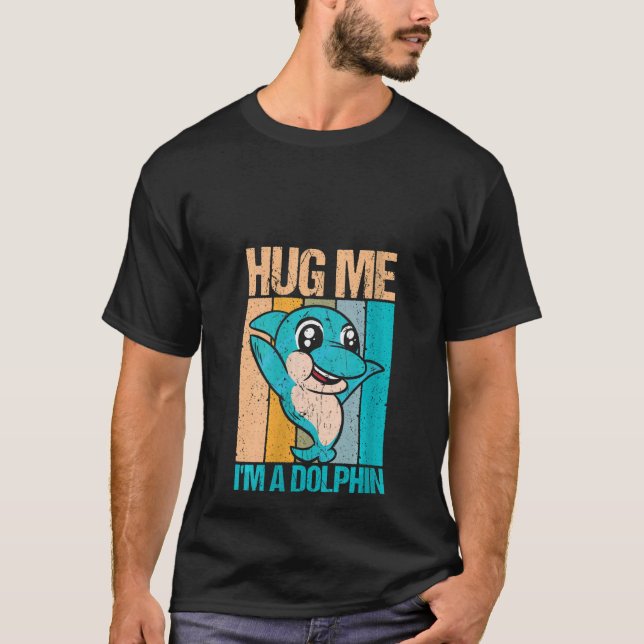 Ich bin ein Delphin-Delphin und Dol T-Shirt (Vorderseite)