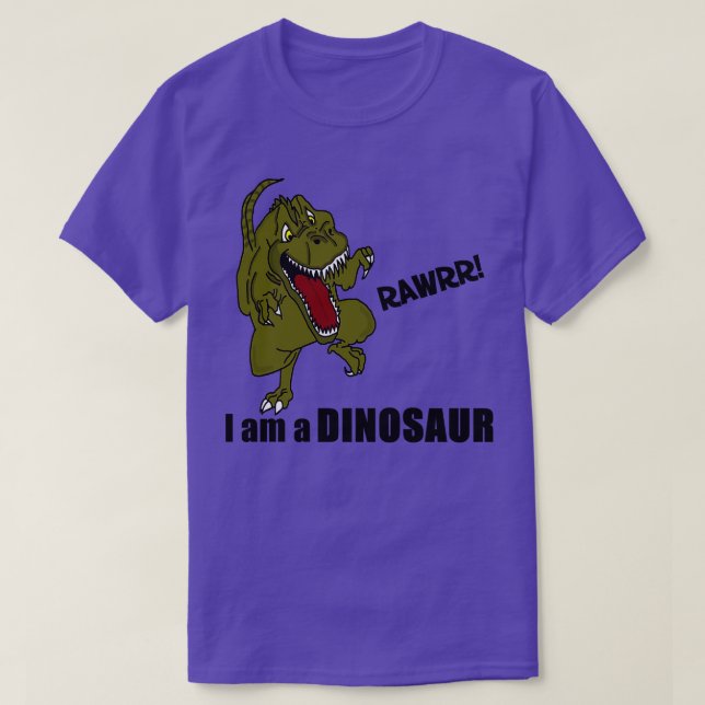 Ich bin ein Dinosaurier T-Shirt (Design vorne)