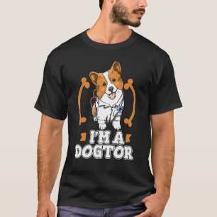 Ich bin ein Doktor-Hund Frauen Corgi Hundeliebe 1 T-Shirt