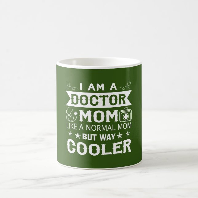 Ich bin ein Doktor Mom Kaffeetasse (Mittel)