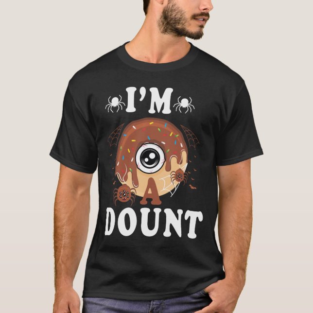 "Ich bin ein Donut Halloween-Kostüm-T - Shirt - (Vorderseite)