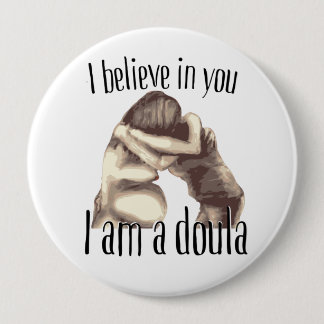 Ich bin ein doula - großer Knopf Button