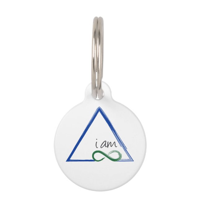 Ich bin ein Dreiländerkundchen Tiermarke (Vorderseite)