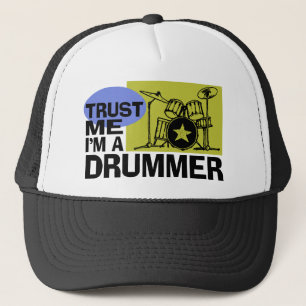 Ich bin ein Drummerhut Truckerkappe